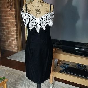 Miss Ashlee black dress